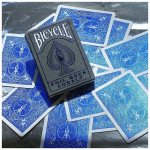 Карты Bicycle Metalluxe Foil Back Cobalt (синяя рубашка)